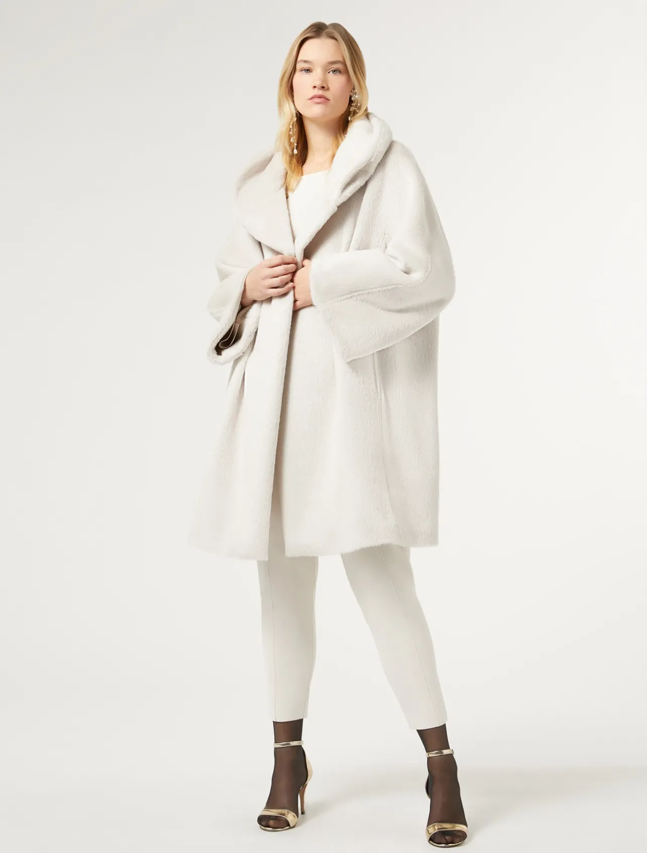 Clearance Marina Rinaldi Alpaca and wool coat MAKEUPLUMIERE