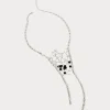 Online Marina Rinaldi Baguette beads and rhinestone-adorned necklace CRYSTAL