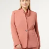 New Marina Rinaldi Blazer in technical fabric TERRACOTTA
