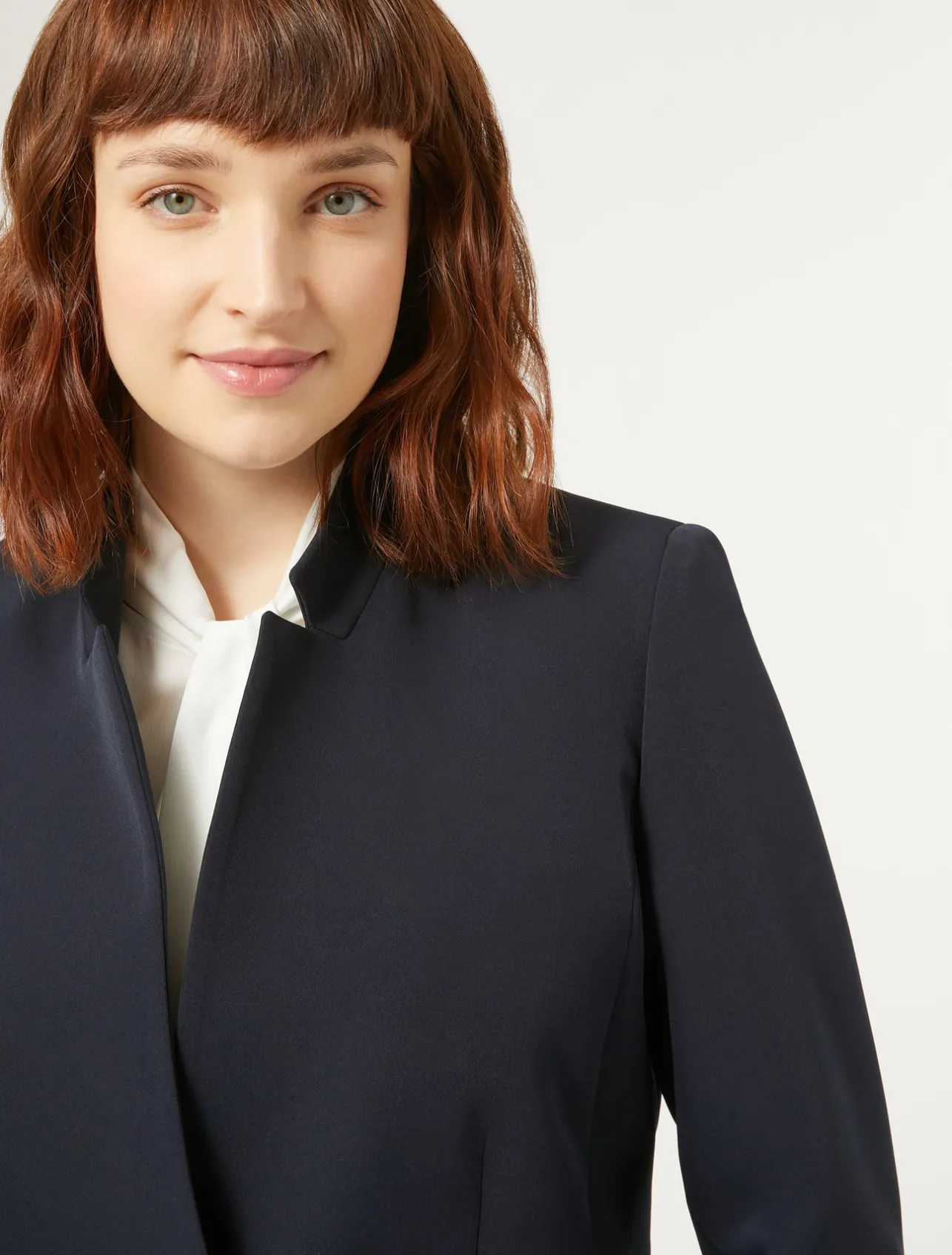 Sale Marina Rinaldi Blazer in technical fabric MIDNIGHTBLUE