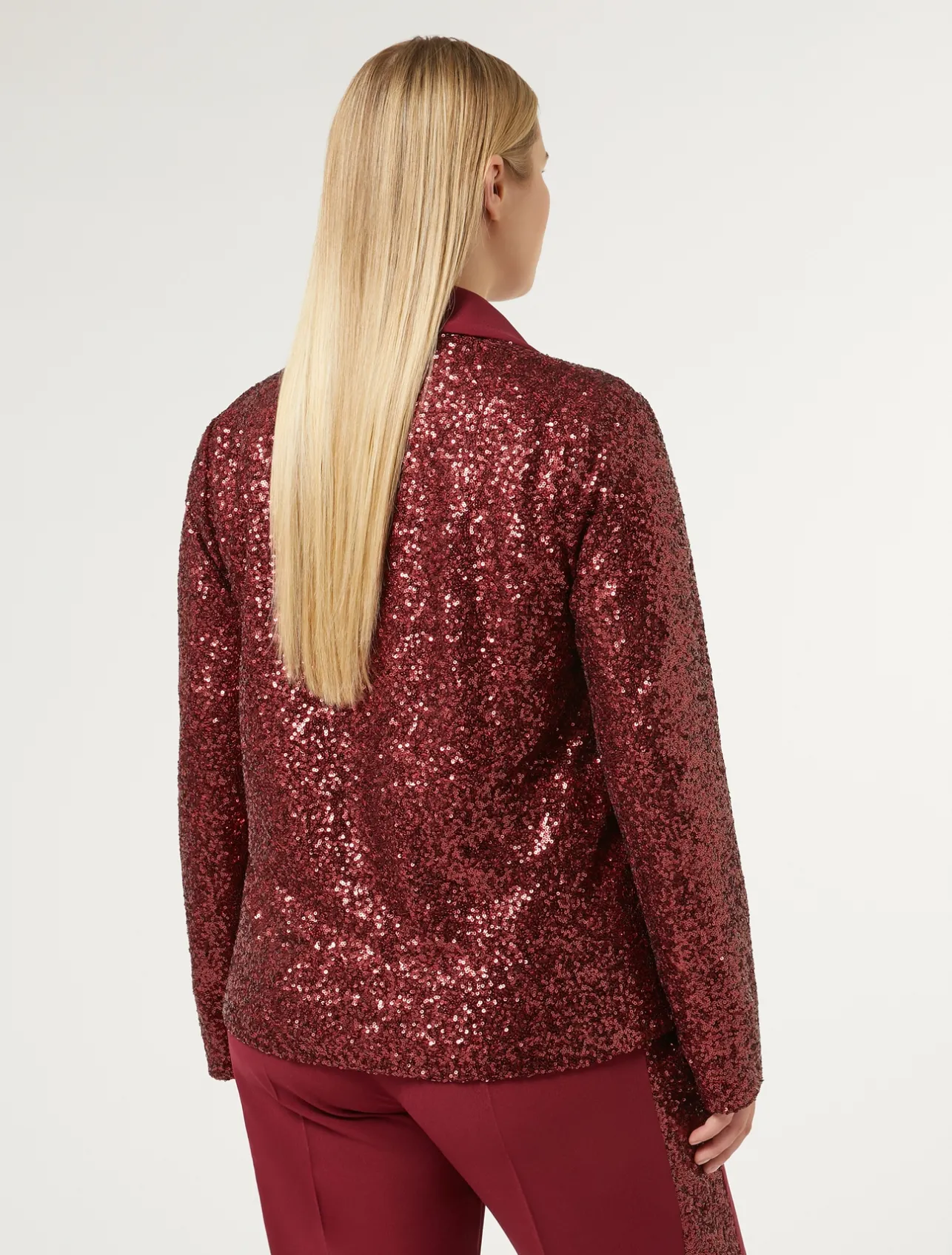 Fashion Marina Rinaldi Blazer in technical fabric and sequins RUBY