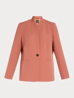 New Marina Rinaldi Blazer in technical fabric TERRACOTTA