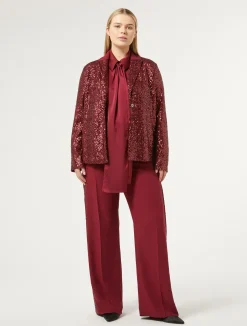 Fashion Marina Rinaldi Blazer in technical fabric and sequins RUBY