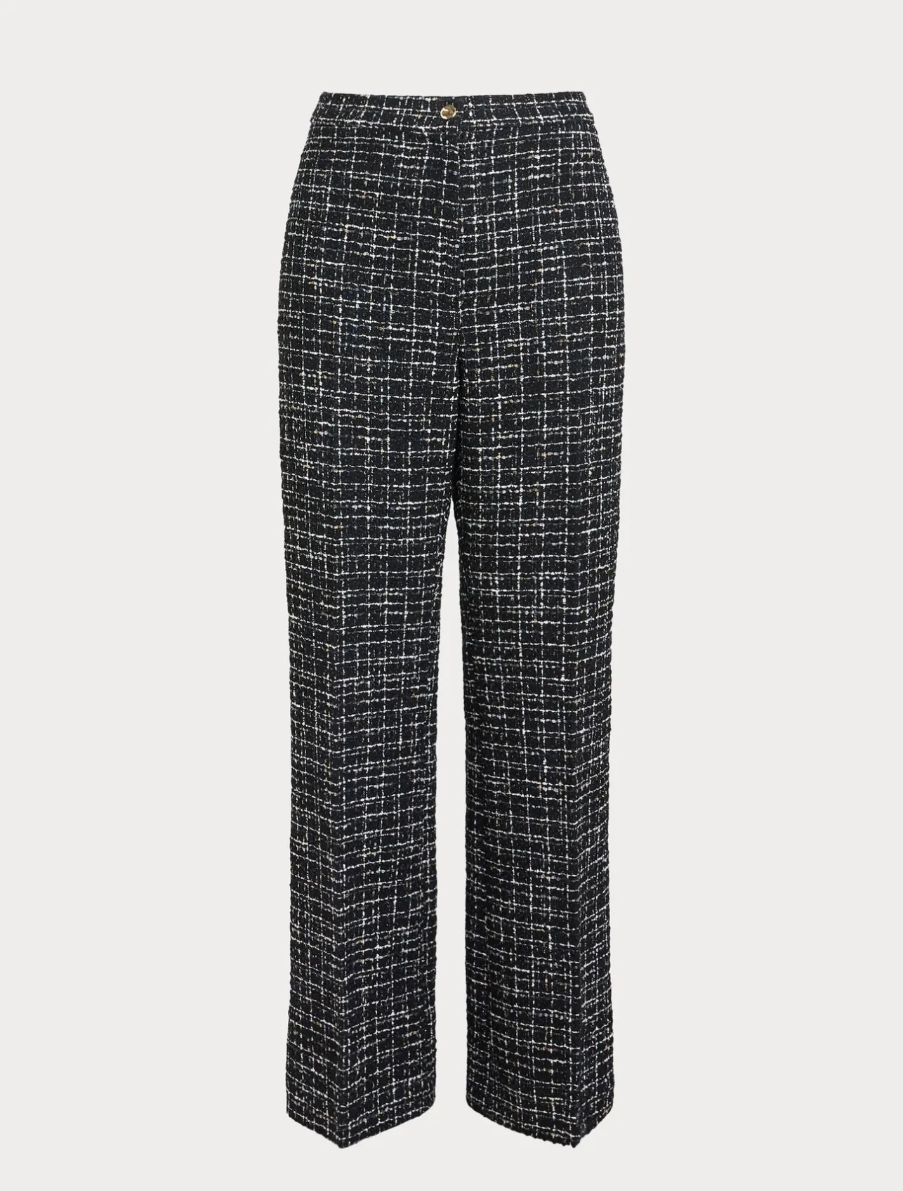 Clearance Marina Rinaldi Bouclé-effect trousers MIDNIGHTBLUE