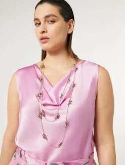 Online Marina Rinaldi Cabochon necklace PINK