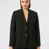 Sale Marina Rinaldi Cady blazer jacket BLACK