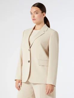 Clearance Marina Rinaldi Cady blazer jacket BEIGE