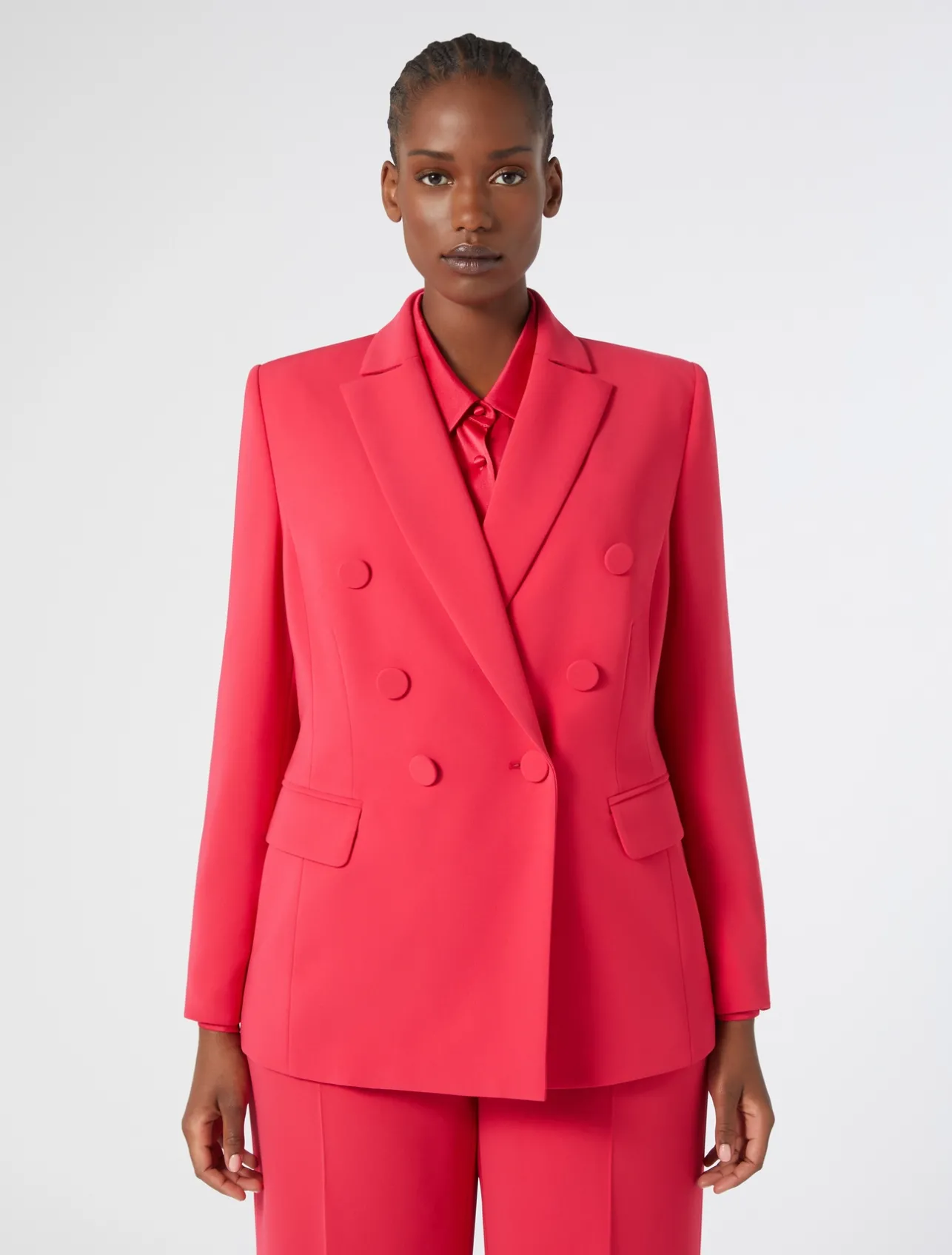 Hot Marina Rinaldi Cady blazer jacket FUCHSIA