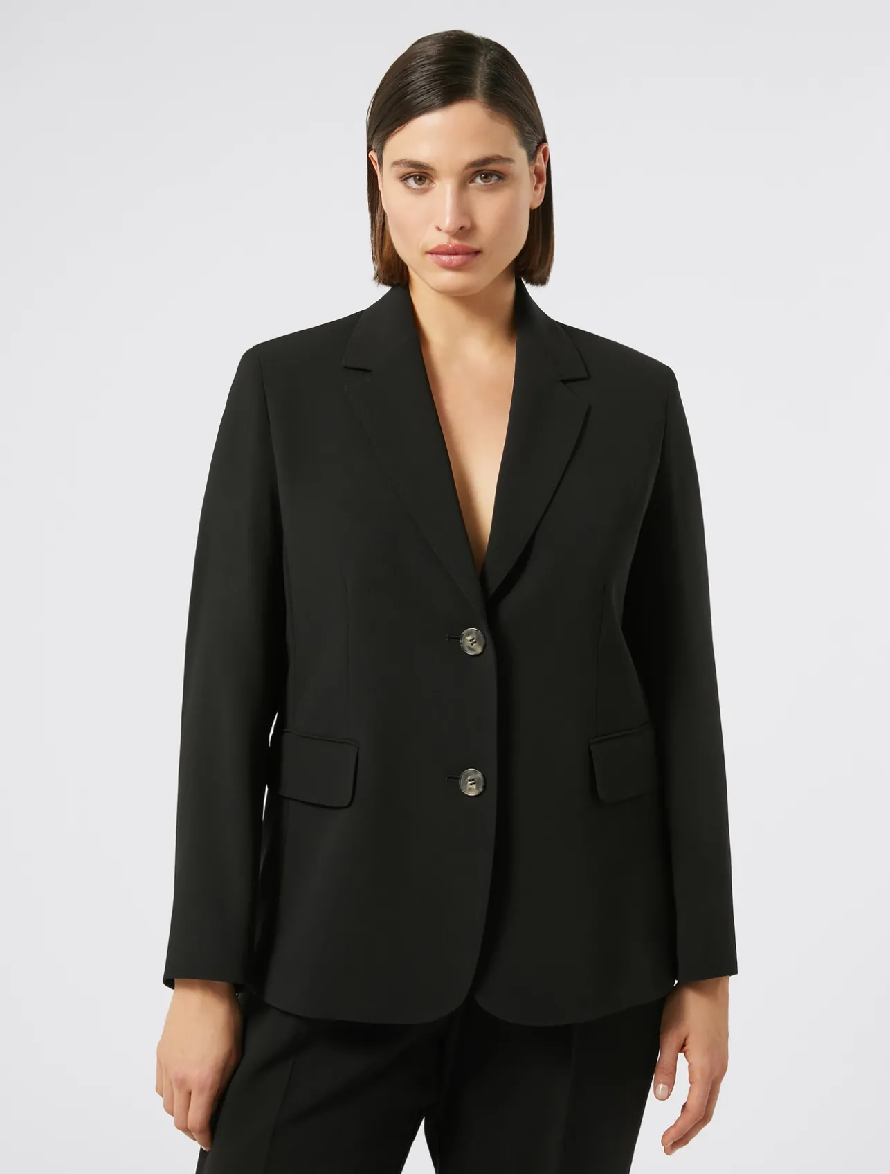 Sale Marina Rinaldi Cady blazer jacket BLACK