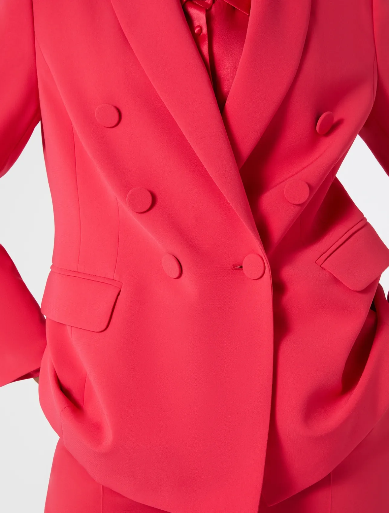 Hot Marina Rinaldi Cady blazer jacket FUCHSIA