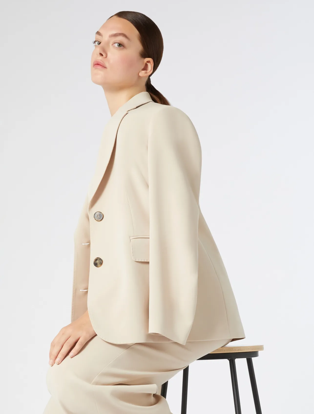 Clearance Marina Rinaldi Cady blazer jacket BEIGE