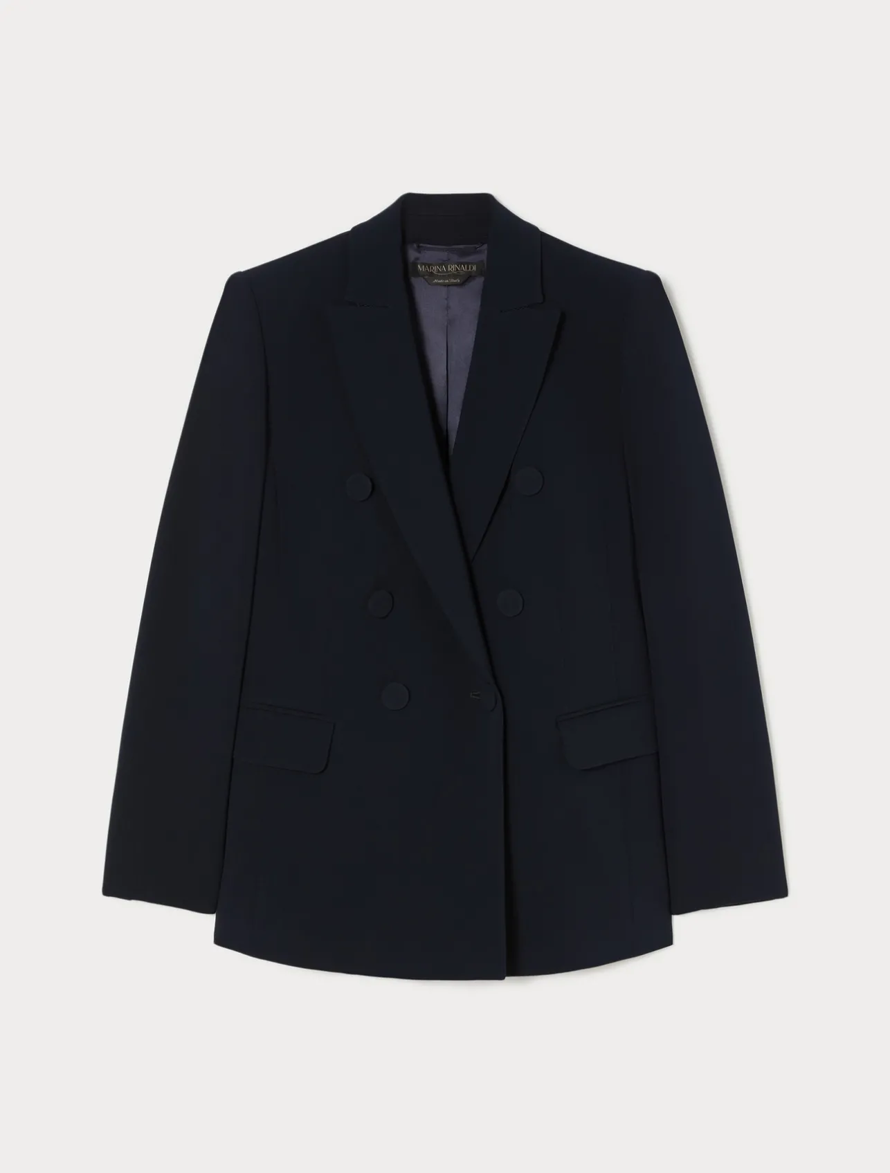 Fashion Marina Rinaldi Cady blazer jacket MIDNIGHTBLUE