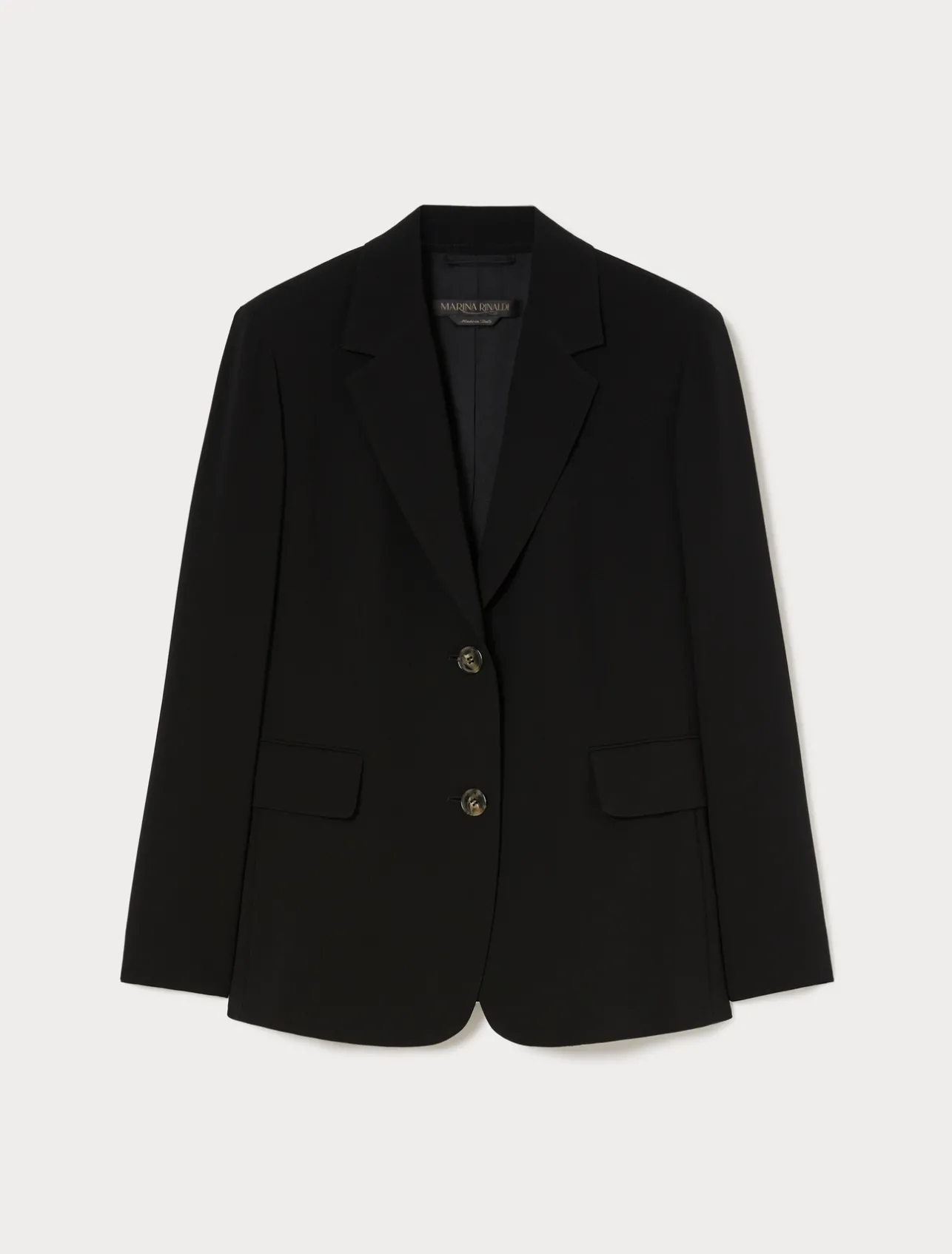 Sale Marina Rinaldi Cady blazer jacket BLACK
