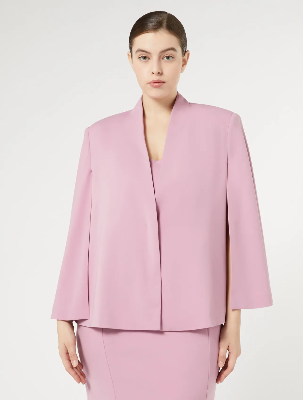 Online Marina Rinaldi Cady cape jacket ANTIQUEROSE