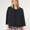 Clearance Marina Rinaldi Cady cape jacket ULTRAMARINE
