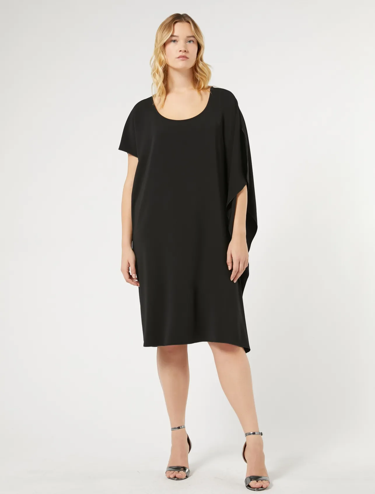 Fashion Marina Rinaldi Cady dress BLACK