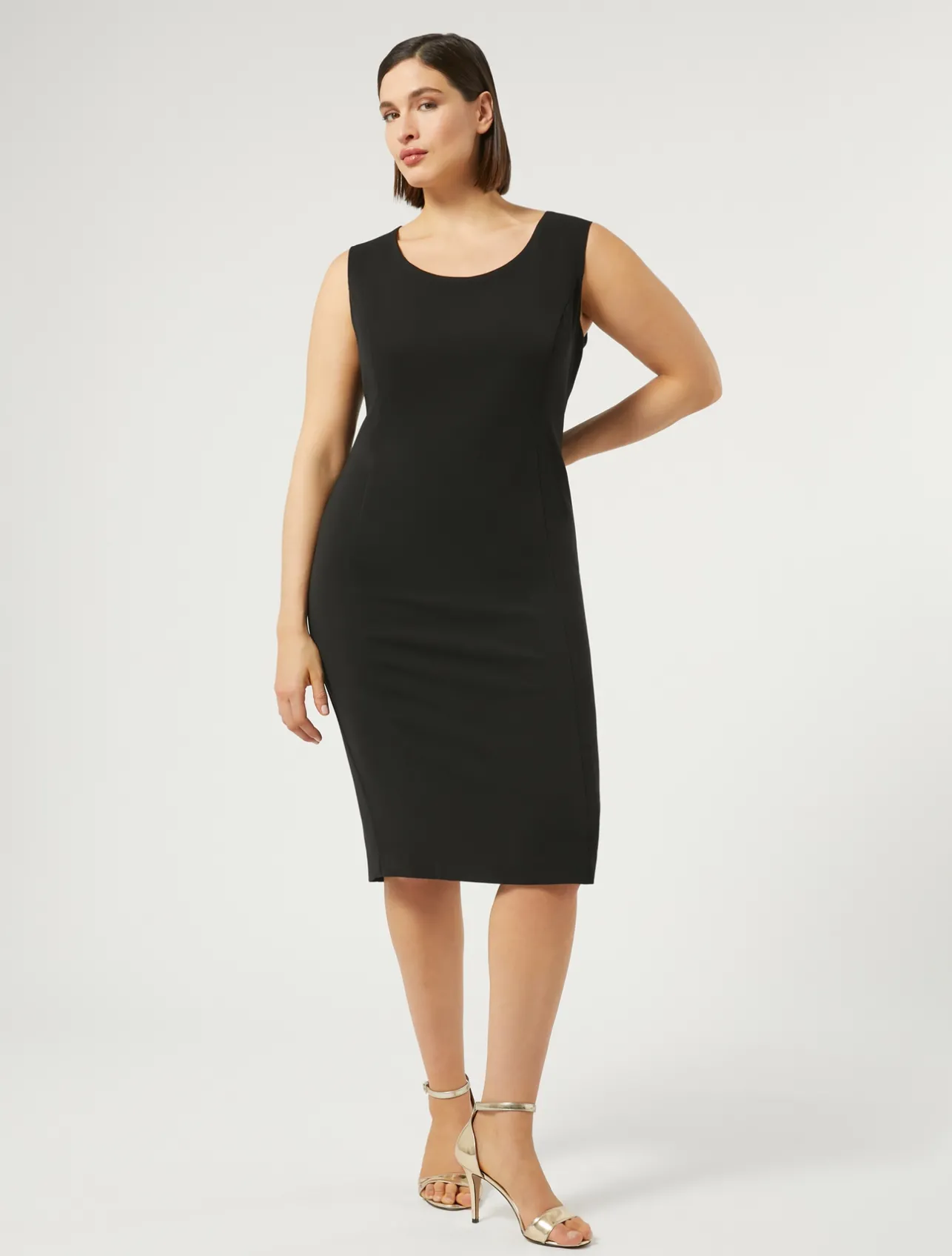 Clearance Marina Rinaldi Cady dress BLACK