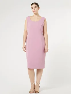 Outlet Marina Rinaldi Cady dress ANTIQUEROSE