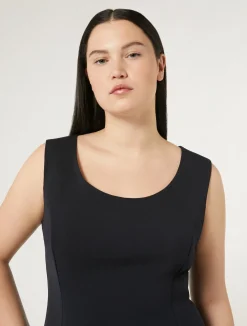 Sale Marina Rinaldi Cady dress ULTRAMARINE