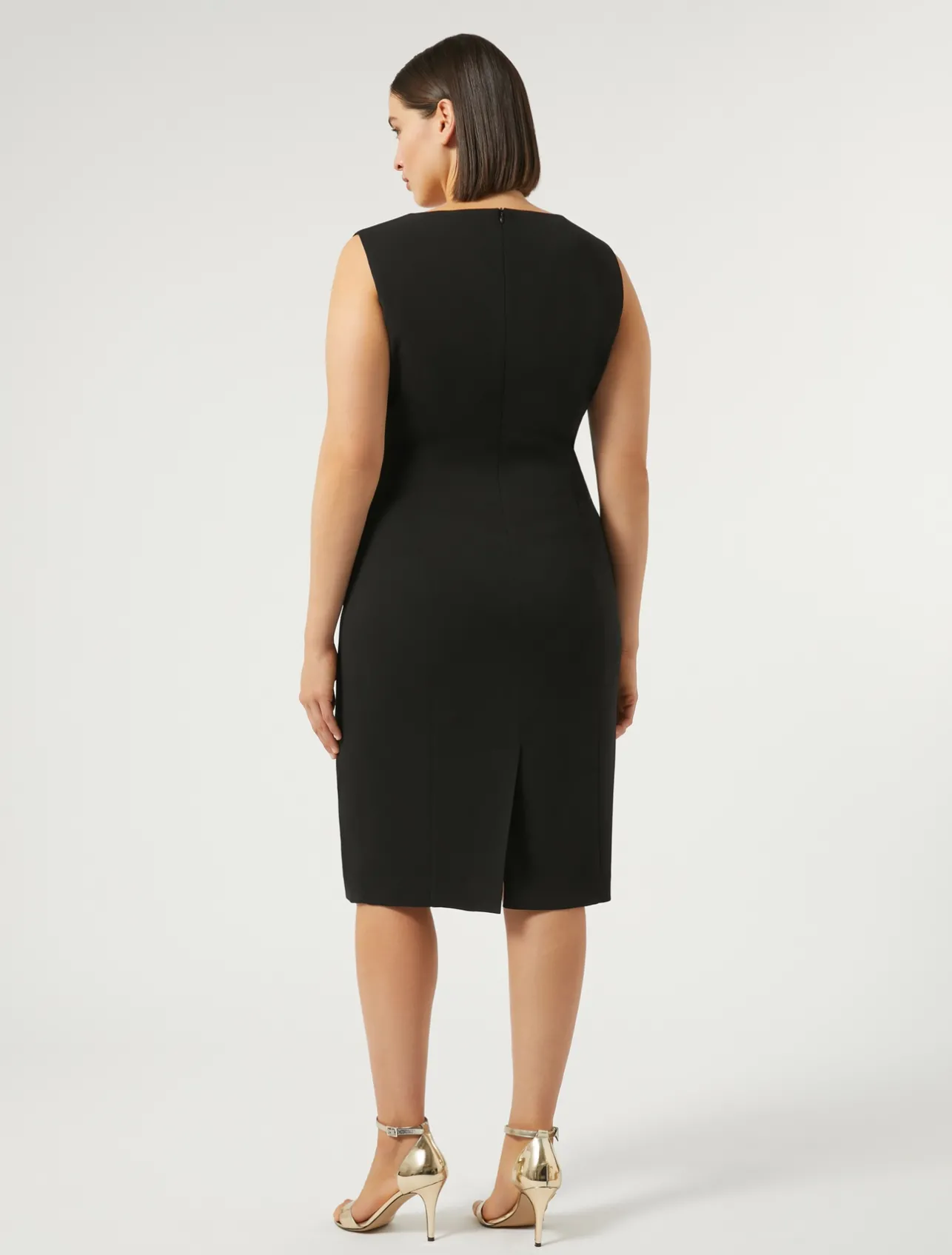 Clearance Marina Rinaldi Cady dress BLACK