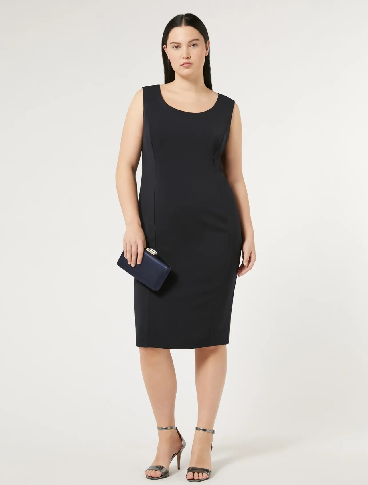 Sale Marina Rinaldi Cady dress ULTRAMARINE