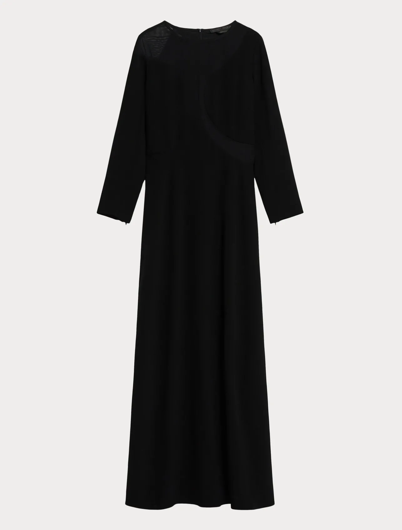 New Marina Rinaldi Cady dress with tulle BLACK