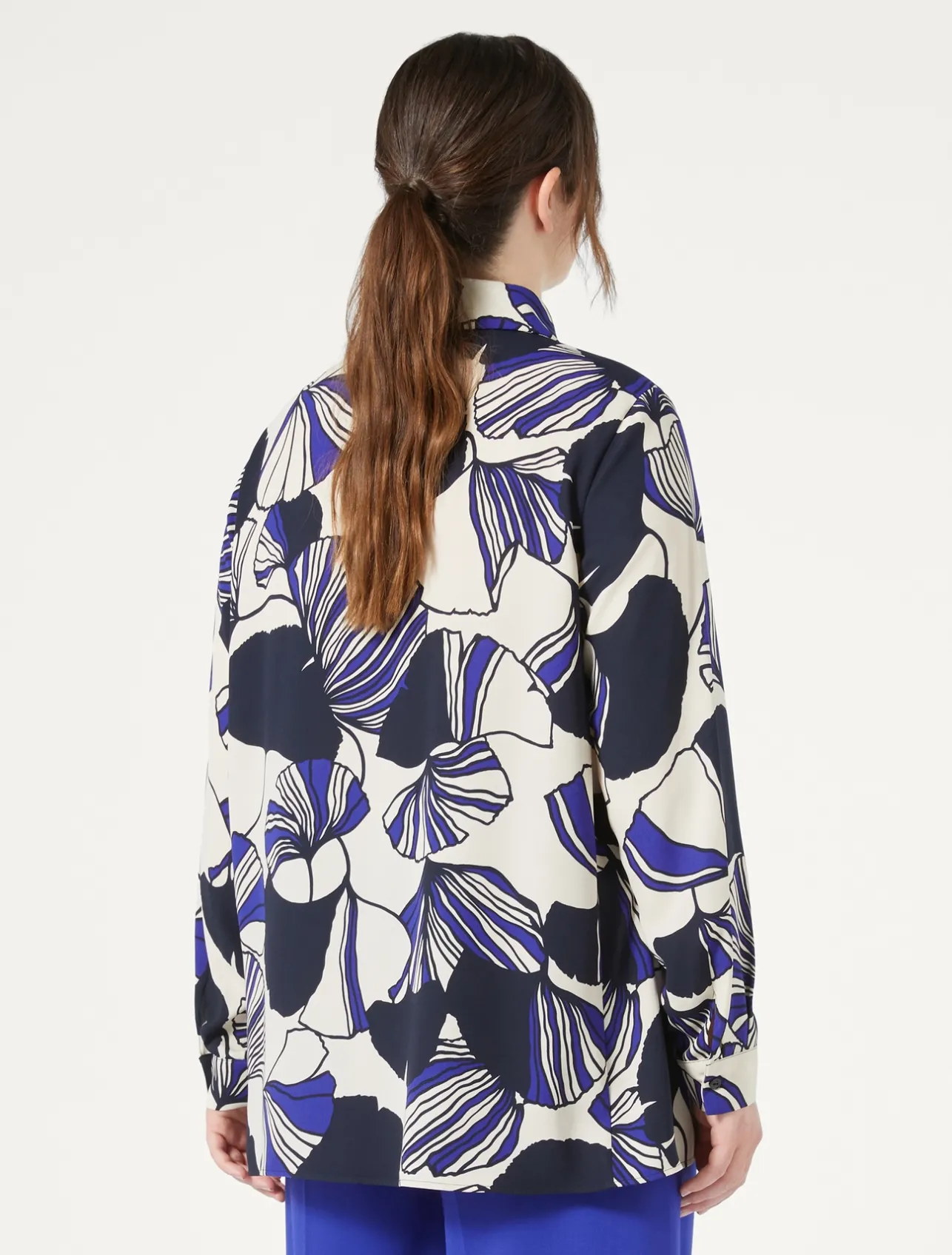 New Marina Rinaldi Cady shirt ULTRAMARINE
