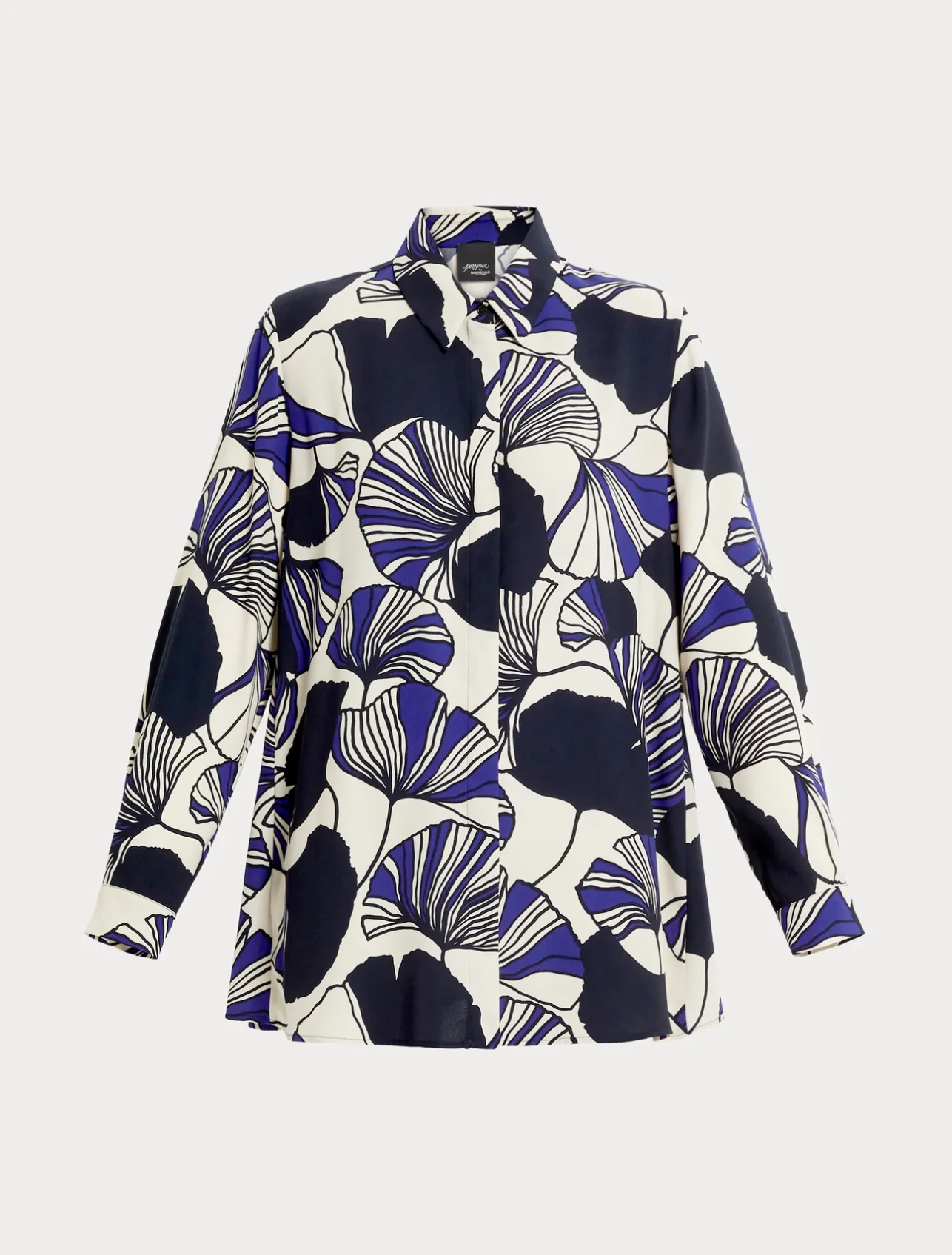 New Marina Rinaldi Cady shirt ULTRAMARINE