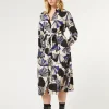 Fashion Marina Rinaldi Cady shirt dress ULTRAMARINE