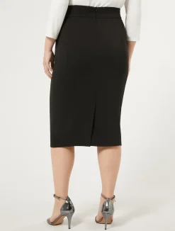Outlet Marina Rinaldi Cady skirt BLACK