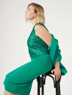New Marina Rinaldi Cady skirt JADE