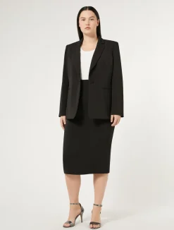 Outlet Marina Rinaldi Cady skirt BLACK