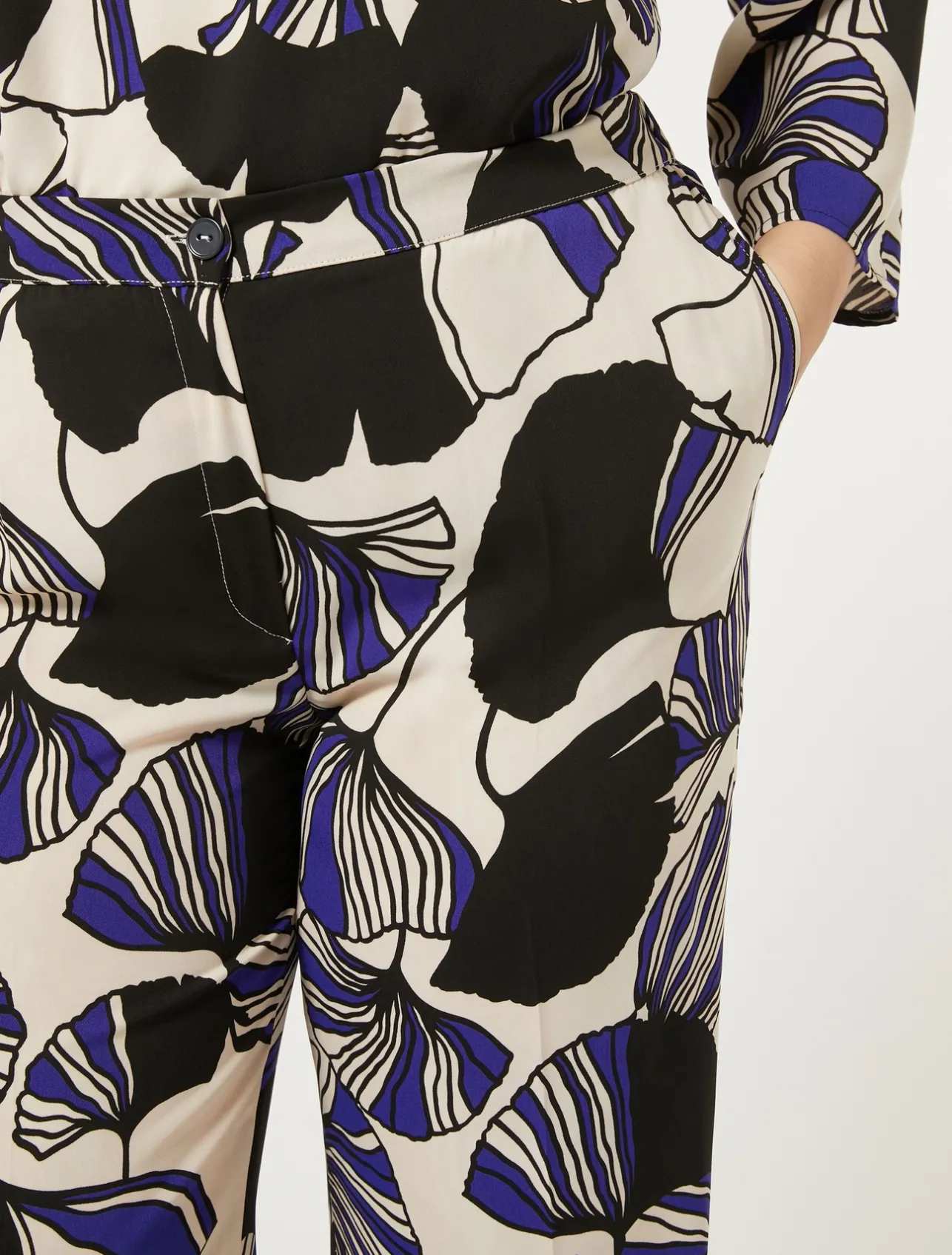 Clearance Marina Rinaldi Cady trousers ULTRAMARINE