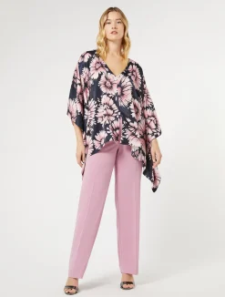 Sale Marina Rinaldi Cady trousers ANTIQUEROSE