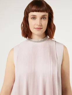 Hot Marina Rinaldi Calf-length crepe dress PINK