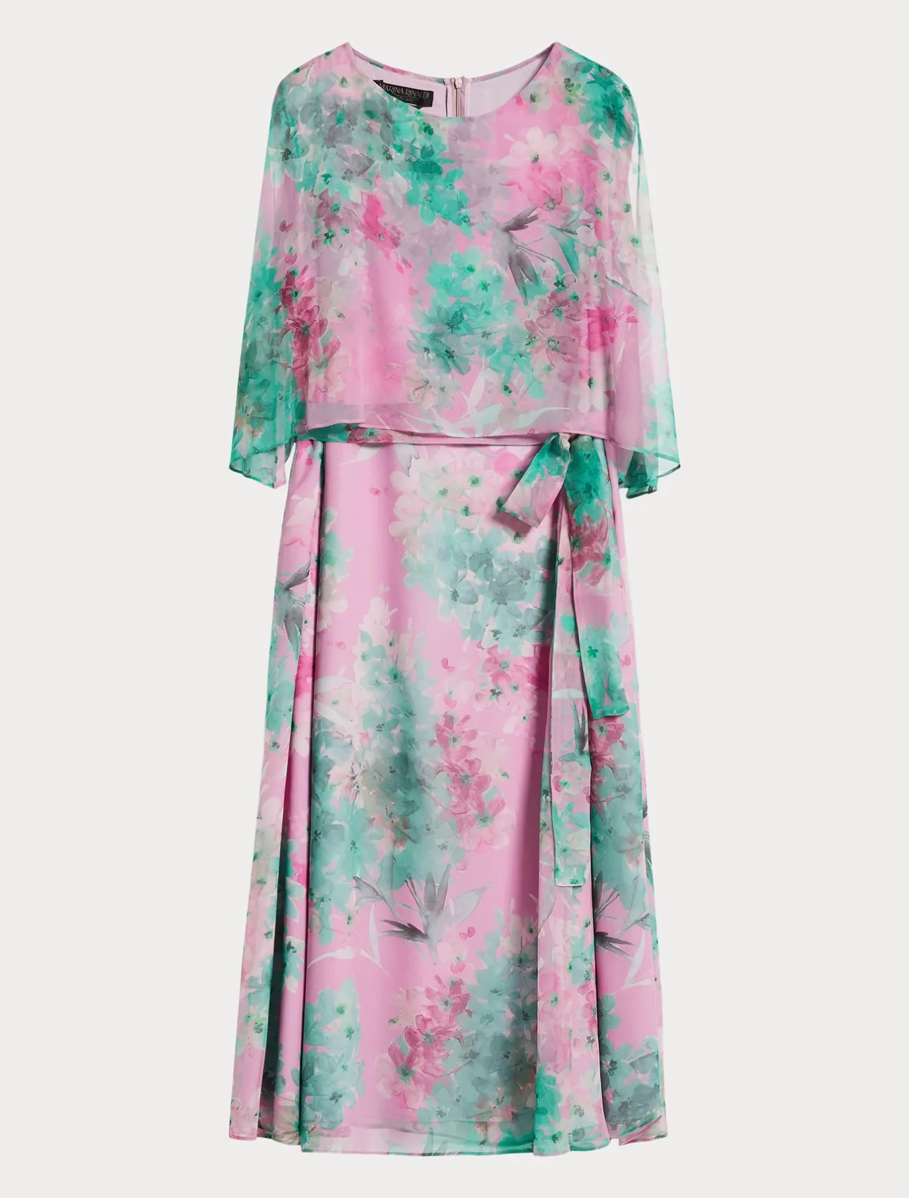 Hot Marina Rinaldi Calf-length georgette dress PINK
