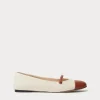 New Marina Rinaldi Canvas ballerinas NATURAL
