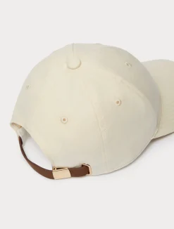 Best Marina Rinaldi Canvas baseball cap WHITE