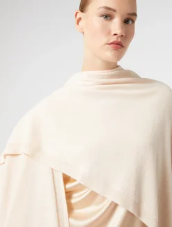 Hot Marina Rinaldi Carded wool cape POWDER