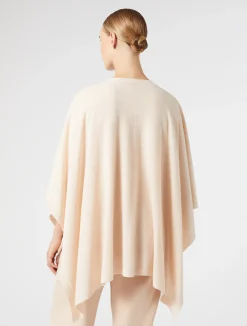 Hot Marina Rinaldi Carded wool cape POWDER
