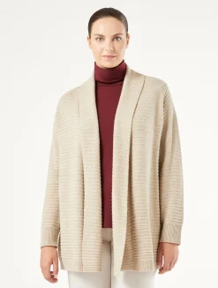 Best Marina Rinaldi Cashmere blend cardigan BEIGE