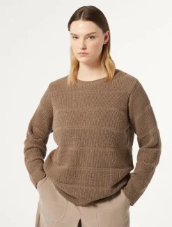 Clearance Marina Rinaldi Cashmere blend jumper TURTLEDOVE