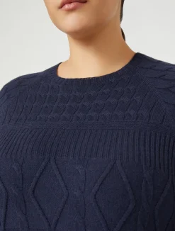 Online Marina Rinaldi Cashmere blend jumper MIDNIGHTBLUE