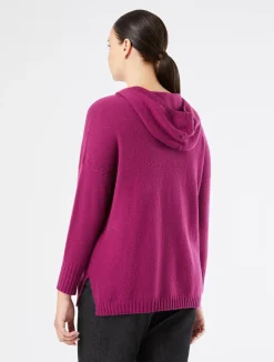 Outlet Marina Rinaldi Cashmere blend jumper BORDEAUX