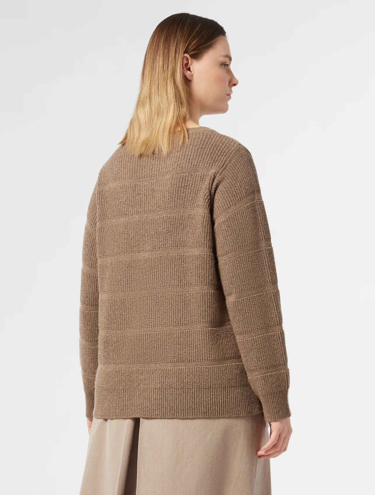 Clearance Marina Rinaldi Cashmere blend jumper TURTLEDOVE