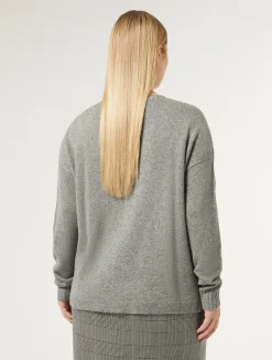 New Marina Rinaldi Cashmere blend jumper MEDIUMGREY