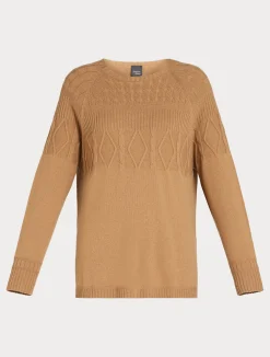 Clearance Marina Rinaldi Cashmere blend jumper CAMEL