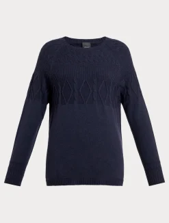 Online Marina Rinaldi Cashmere blend jumper MIDNIGHTBLUE