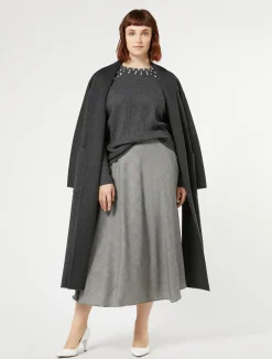 Outlet Marina Rinaldi Cashmere blend sweater DARKGREY