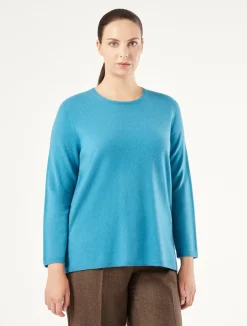 New Marina Rinaldi Cashmere jumper TURQUOISE